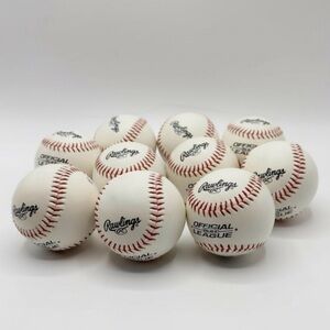 Rawlings Official League Recreational Use Practice Baseballs OLB3 Youth 9 Count